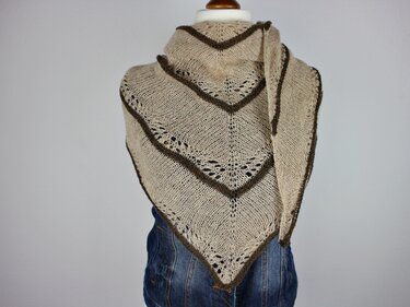 Strickanleitung Dreieckstuch "Nature" - Bild 8