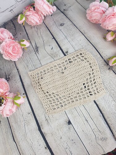 Pattern Heart Filet Granny square - Crochet