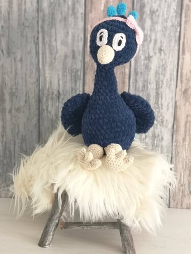 Fräulein Paula oder das Pfau Mädchen - Häkeln