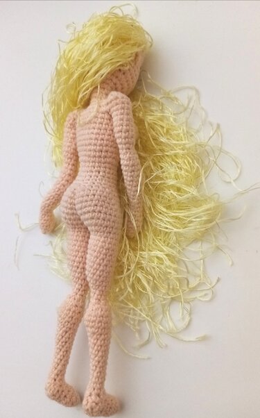 Base Body Realistic Female. Crochet pattern