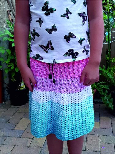 Häkelanleitung Rock "sunny days" - alle Größen - Bild 2