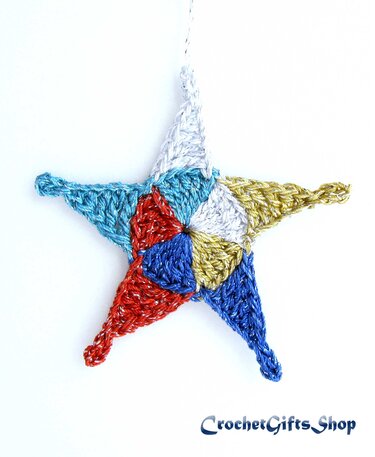 Häkelanleitung Stern 2