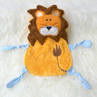 ITH Löwe Schmusetuch Stickdatei 18x30cm - Sticken