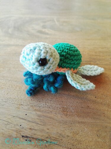 Häkelanleitung Mini-Schildkröte