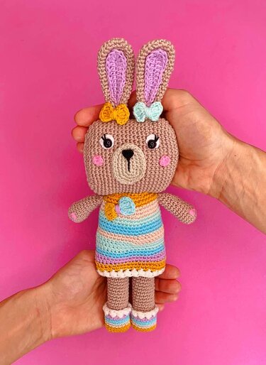 Bunny sleep toy - Crochet