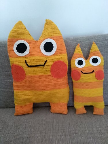 Anleitung Kuschelige Streifenhörnchen - Häkeln