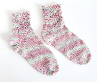 Strickanleitung Socke Merle in Größe 36/37 und 38/39