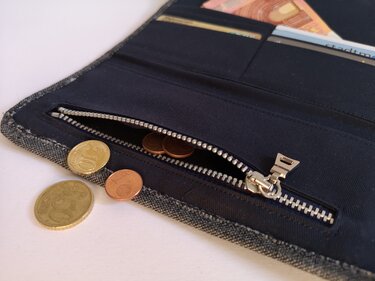 Anleitung Geldbeutel / Portmonnaie Karl - Nähen