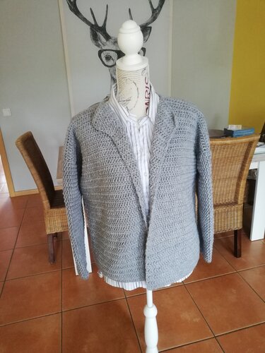 Häkelanleitung Jacke *Greystar* - Gr.38-40