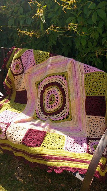 Crochet Blanket Pattern Victoria Throw