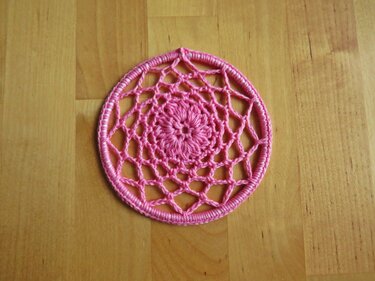 Mandala "Pink Beauty" - Häkeln