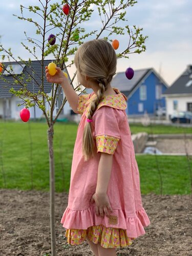 PDF Schnittmuster für ein Kinder Kleid in den Größen 80-158 - Nähen