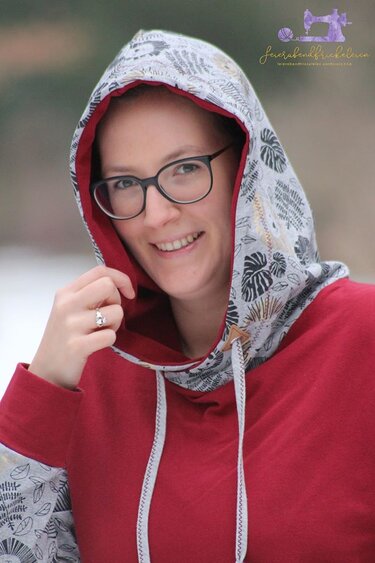 Bärliner Hoodie Sweatshirt für Damen nähen Gr. 34-52