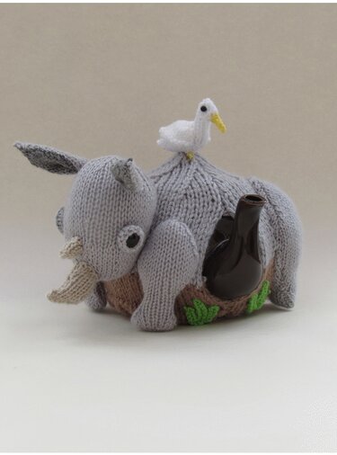 Rhino Tea Cosy Knitting Pattern