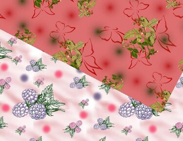 Seamless paper Berries - Crafts