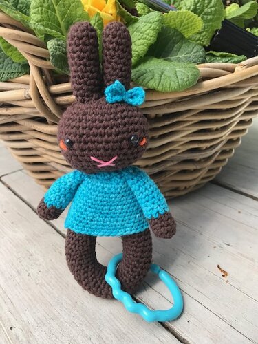 Crochet pattern Nijntje teether and rattle