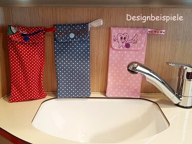 ITH Zahnpflegetaschen für den 16x26 Rahmen - Sticken