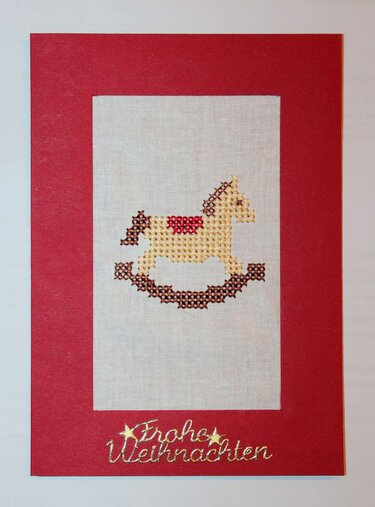 Zählvorlage: Kreuzstichmotiv "Weihnachten" - Sticken