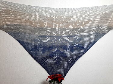 Motivtuch, Dreieckstuch, "Schneekönigin" - Bild 5