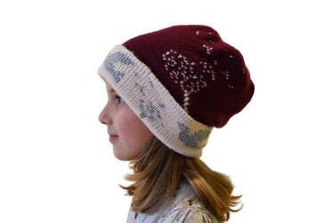 Strickanleitung Wende-Beanie "Zauberwiese" - in Doubleface - Bild 2
