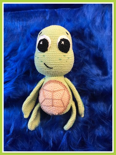 Crochet Pattern Schildbert the waterturtle
