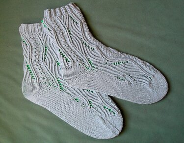 Strickanleitung Socken "Tiffany" - Bild 3