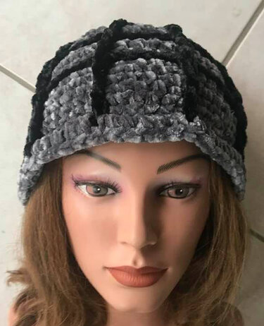 20ziger Jahre Teddyhut GITTER - Häkeln