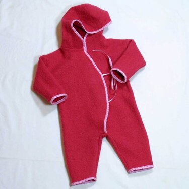 Anleitung Babyoverall gebundene Variante 62 - 74 - Bild 3