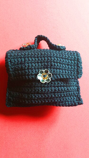 Anleitung Täschchen für Mund-Nasenmaske Schanell - Häkeln