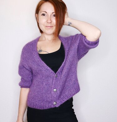 Strickanleitung Cardigan ++ Basic V ++ XS-XL - Bild 4