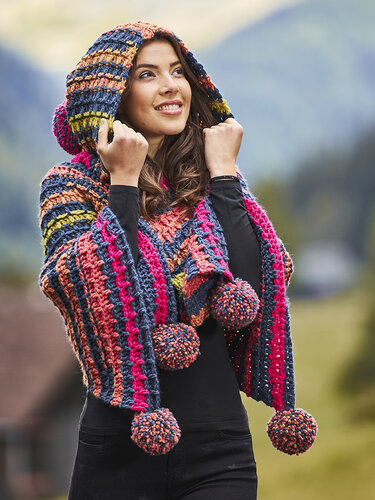 PONCHO MIT KAPUZE - Bild 2