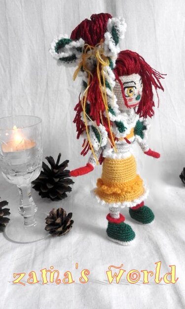 Häkelanleitung Weihnachts-Bande: Glöckchenmädle Bimm