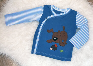 Wickelshirt QUENTIN Gr. 50 - 80 - Nähen