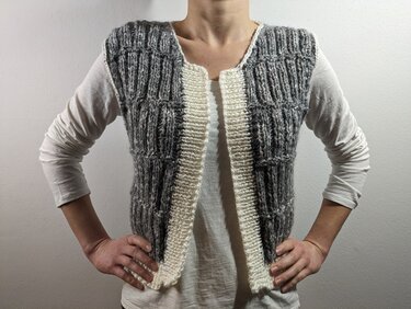 Strickanleitung Kuschelige Weste - Bild 6