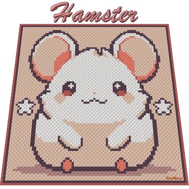 HAMSTER - pattern for c2c crochet blanket