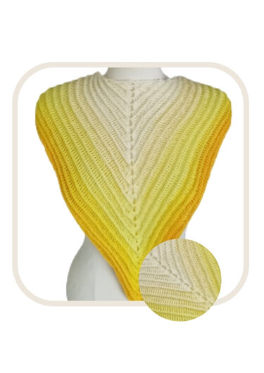 Tutorial "SHAWL" for Beginner - Crochet