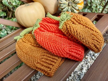 Kürbis Mütze "Kürbi" Häkelanleitung für alle Größen