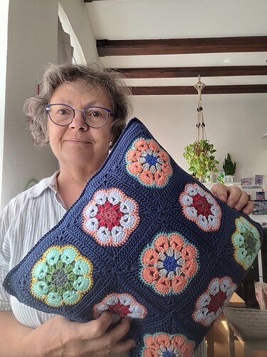 Häkelkissen Granny Helene - Bild 6