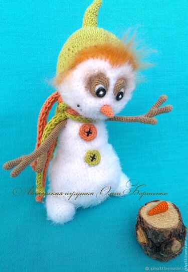 174DE Häkelanleitung Schneemann - Amigurumi PDF Borisenko CP