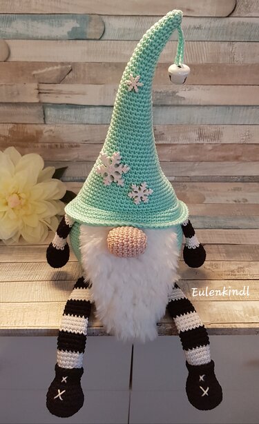 Häkelanleitung Zipfelmützenwichtel (Kantenhocker) - Häkeln