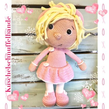 Häkelanleitung Kuschelschnuffelbande Puppe Jule