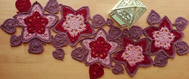 Häkelanleitung Tischläufer 100cm*40cm variabel