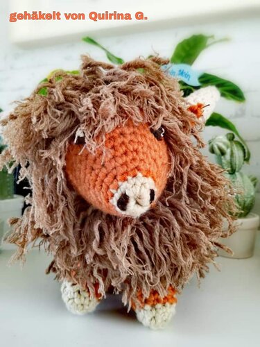 Highland Kuh / Schottisches Hochlandrind - Häkeln