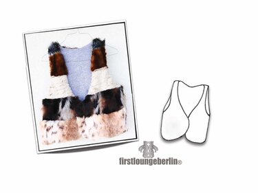 Ulla Wende-Weste Fellweste Damenweste Jäckchen Wendeweste Nähanleitung Schnittmuster von firstloungeberlin