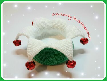 Häkelanleitung Sternenschale, Weihnachtsdeko