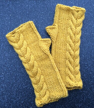 Strickanleitung für Stulpen "Kornfeld"