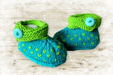 Baby Shoes Knitting Pattern
