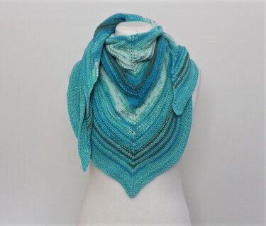 Einfache Strickanleitung "Mel´s Spring Shawl"