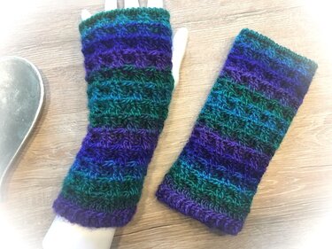 Häkel-Anleitung Handstulpen "Sophie" - Häkeln