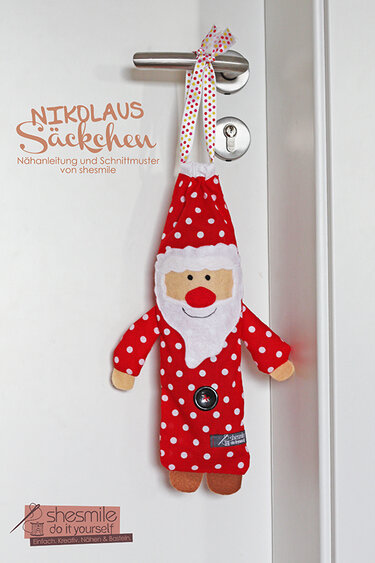 Nikolaus-Säckchen (Nähanleitung und Schnittmuster)
